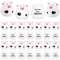 Conjunto de brinquedos de banho Cow Cholemy 100 Mini Moo Cows Rubber PVC