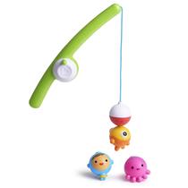 Conjunto de brinquedos de banho Munchkin Fishin' Magnetic Baby Toddler Conjunto de 4 peças Conjunto de brinquedos de banho Munchkin Fishin' Magnetic Baby Toddler Conjunto de 4 peças