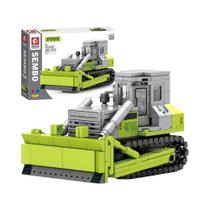 Conjunto De Brinquedos De Blocos De Construção Para Meninos: Caminhão Betoneira, Guindaste,