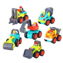 Conjunto de brinquedos de carro para veículos de construção, 6 peças para crianças Conjunto de brinquedos de carro para veículos de construção, 6 peças para crianças