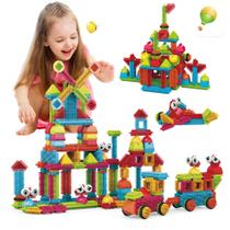 Conjunto de brinquedos de construção Contixo 244 peças em forma de cerda 3D STEM Kids 3-8