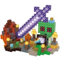 Conjunto de brinquedos de construção de blocos magnéticos AIDYVOI com 100 unidades