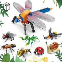 Conjunto de brinquedos de construção KAZI Bugs Insect Collection Kids 8+ Years