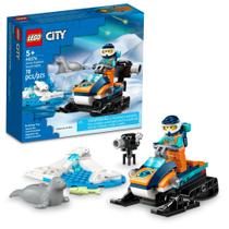 Conjunto de brinquedos de construção LEGO City Arctic Explorer Snowmobile 60376