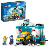 Conjunto de brinquedos de construção LEGO City Car Wash 60362 para crianças com mais de 6 anos