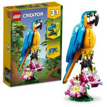 Conjunto de brinquedos de construção LEGO Creator 3 em 1 Exotic Parrot 31136