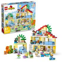 Conjunto de brinquedos de construção LEGO DUPLO Town 3 em 1 Family House 10994