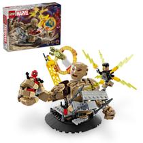 Conjunto de brinquedos de construção LEGO Marvel Spider-Man vs Sandman 76280