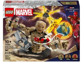Conjunto de brinquedos de construção LEGO Marvel Spider-Man vs Sandman 76280