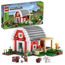 Conjunto de brinquedos de construção LEGO Minecraft The Red Barn 21187 9+
