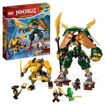 Conjunto de brinquedos de construção LEGO NINJAGO Lloyd and Arin's Ninja Team Mechs 71794 Conjunto de brinquedos de construção LEGO NINJAGO Lloyd and Arin's Ninja Team Mechs 71794