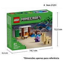 Conjunto De Brinquedos De Construção Minecraft Steve's Desert Expedition Para Crianças 75 PCS Idade Conjunto De Brinquedos De Construção Minecraft Steve's Desert Expedition Para Crianças 75 PCS Idade