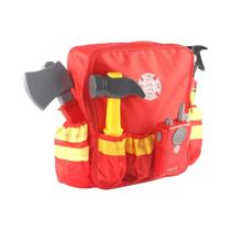 Conjunto De Brinquedos De Cosplay De Bombeiro Para Crianças, Uniforme De Bombeiro Com Martelo E