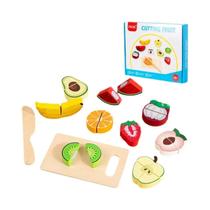 Conjunto De Brinquedos De Cozinha De Madeira Para Crianças, Jogo Educativo De Cortar Frutas E