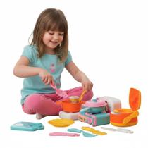 Conjunto de Brinquedos de Cozinha em Miniatura Kitchen Cooking Utensílios e Eletrodomésticos Conjunto de Brinquedos de Cozinha em Miniatura Kitchen Cooking Utensílios e Eletrodomésticos