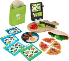 Conjunto de Brinquedos de Cozinha Fisher-Price Laugh & Learn 123 - Com Kit de Refeições