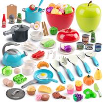 Conjunto de brinquedos de cozinha Funpynani, 100 unidades, conjunto de brinquedos de cozinha fingida