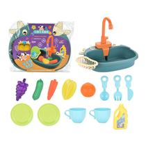 Conjunto de brinquedos de cozinha infantil com água corrente Presentes educativos para meninas meninos Conjunto de brinquedos de cozinha infantil com água corrente Presentes educativos para meninas meninos