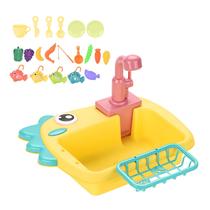 Conjunto de brinquedos de cozinha Mini Sink Kitchen Simulate Conjunto de brinquedos de cozinha Mini Sink Kitchen Simulate
