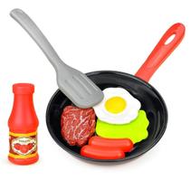 Conjunto De Brinquedos De Cozinha Para Crianças, 8 Peças, Fingir Jogar, Jogo De Panelas Com Pote,