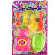 Conjunto de brinquedos de cozinha para meninas - Brinquedo de cozinha exclusivo e bonito de 7 peças para meninas