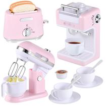 Conjunto de Brinquedos de Cozinha Play-Ehome - Cafeteira, Batedeira e Torradeira