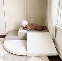 Conjunto de brinquedos de escalada Little Dove para crianças de 1 a 3 anos, cinza Conjunto de brinquedos de escalada Little Dove para crianças de 1 a 3 anos, cinza