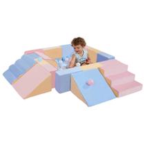 Conjunto de Brinquedos de Escalada para Bebês BUMNANA 11 Peças em Espuma
