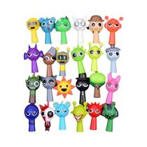 Conjunto De Brinquedos De Figuras De Ação Mini Sprunki Com 24 Peças, Modelo De Filme De Desenho