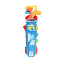 Conjunto de brinquedos de golfe para crianças pequenas com tacos de golfe, bolas e bandeiras Conjunto de brinquedos de golfe para crianças pequenas com tacos de golfe, bolas e bandeiras