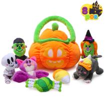 Conjunto de brinquedos de Halloween JOYIN Baby's Pumpkin com 8 peças divertidas Conjunto de brinquedos de Halloween JOYIN Baby's Pumpkin com 8 peças divertidas