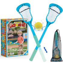 Conjunto de brinquedos de lacrosse Foayex Adjustable Sticks Floating Ball 3Y+