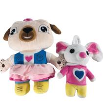 Conjunto de brinquedos de pelúcia Chip and Potato Dog and Mouse para crianças