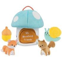 Conjunto de brinquedos de pelúcia GUND Baby Play Soft My Woodland Friends de 5 peças