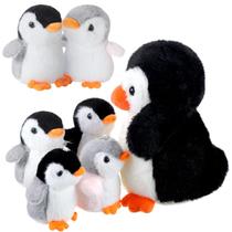 Conjunto de brinquedos de pelúcia Sosation Stuffed Animal Zoo com mãe e bebê Conjunto de brinquedos de pelúcia Sosation Stuffed Animal Zoo com mãe e bebê
