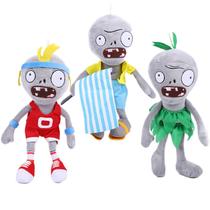 Conjunto de brinquedos de pelúcia Suyudian PVZ Plant and Zombies, 30 cm, 3 unidades Conjunto de brinquedos de pelúcia Suyudian PVZ Plant and Zombies, 30 cm, 3 unidades