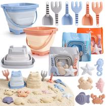 Conjunto de Brinquedos de Praia Dreamon Baldes Dobráveis Moldes 3 Peças
