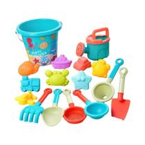 Conjunto De Brinquedos De Praia Para Crianças, Ferramentas Para Escavar Areia, Balde, Presente De Conjunto De Brinquedos De Praia Para Crianças, Ferramentas Para Escavar Areia, Balde, Presente De