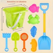 Conjunto De Brinquedos De Praia Para Crianças, Grande Pá De Areia, Balde, Ampulheta, Ferramentas Conjunto De Brinquedos De Praia Para Crianças, Grande Pá De Areia, Balde, Ampulheta, Ferramentas