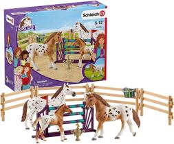 Conjunto de brinquedos de treinamento de cavalos da Lisa, 11 peças, 5 a 12 anos
