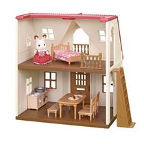 Conjunto de brinquedos Dollhouse Calico Critters Red Roof Cozy Cottage Conjunto de brinquedos Dollhouse Calico Critters Red Roof Cozy Cottage