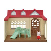 Conjunto de brinquedos Dollhouse Calico Critters Sweet Raspberry Home Conjunto de brinquedos Dollhouse Calico Critters Sweet Raspberry Home