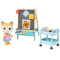 Conjunto de brinquedos Dollhouse Sunny Days Honey Bee Acres com raposa exclusiva