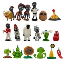 Conjunto de brinquedos Dyharnsty Plants vs Zombies 18 figuras de 4-8 cm em PVC Conjunto de brinquedos Dyharnsty Plants vs Zombies 18 figuras de 4-8 cm em PVC