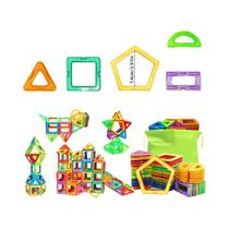 Conjunto De Brinquedos Educativos De Construção Magnética DIY Grande, Brinquedos Magnéticos Em Cores