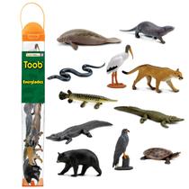 Conjunto de brinquedos educativos Safari Ltd. Everglades TOOB 11 Figures