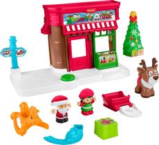 Conjunto de brinquedos Fisher-Price Little People Christmas Wonderland 1+Y