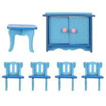 Conjunto de brinquedos Funny Kid Pretend Role Wood Fairy Garden Miniature