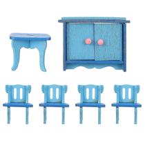 Conjunto de brinquedos Funny Kid Pretend Role Wood Fairy Garden Miniature