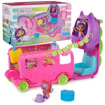Conjunto de brinquedos Gabby's Dollhouse Celebration Party Bus com bonecos Conjunto de brinquedos Gabby's Dollhouse Celebration Party Bus com bonecos